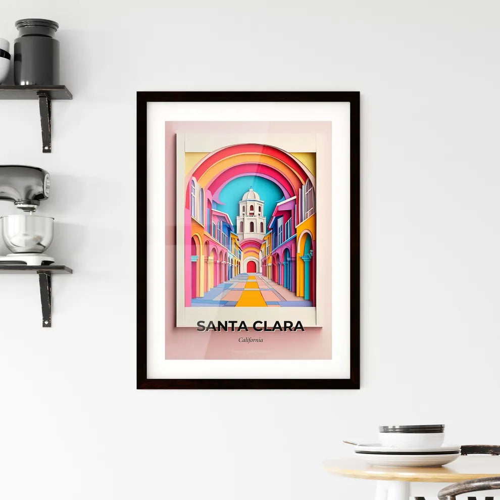 Vivid Santa Clara, California, Framed Wall Art