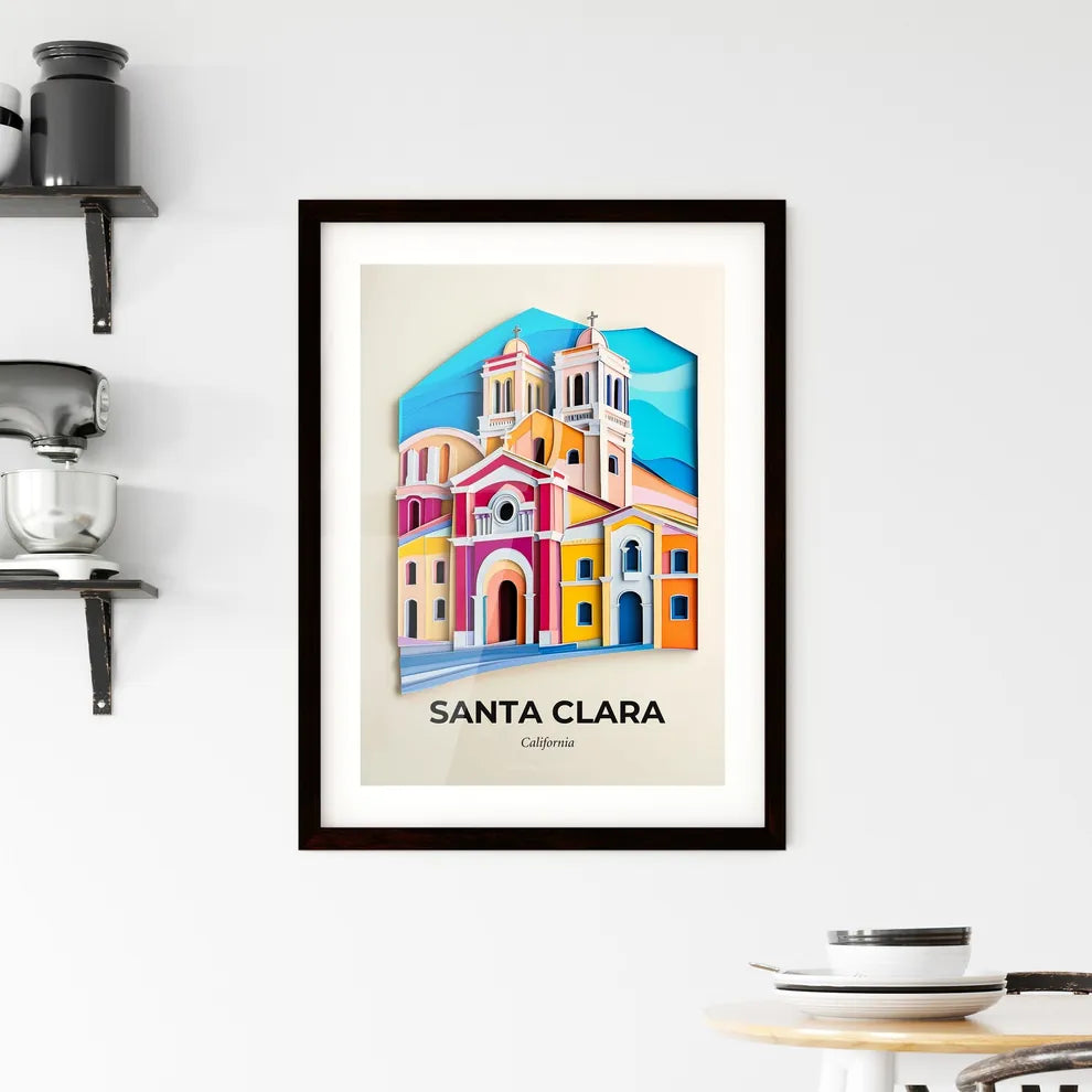Vivid Santa Clara, California, Framed Wall Art