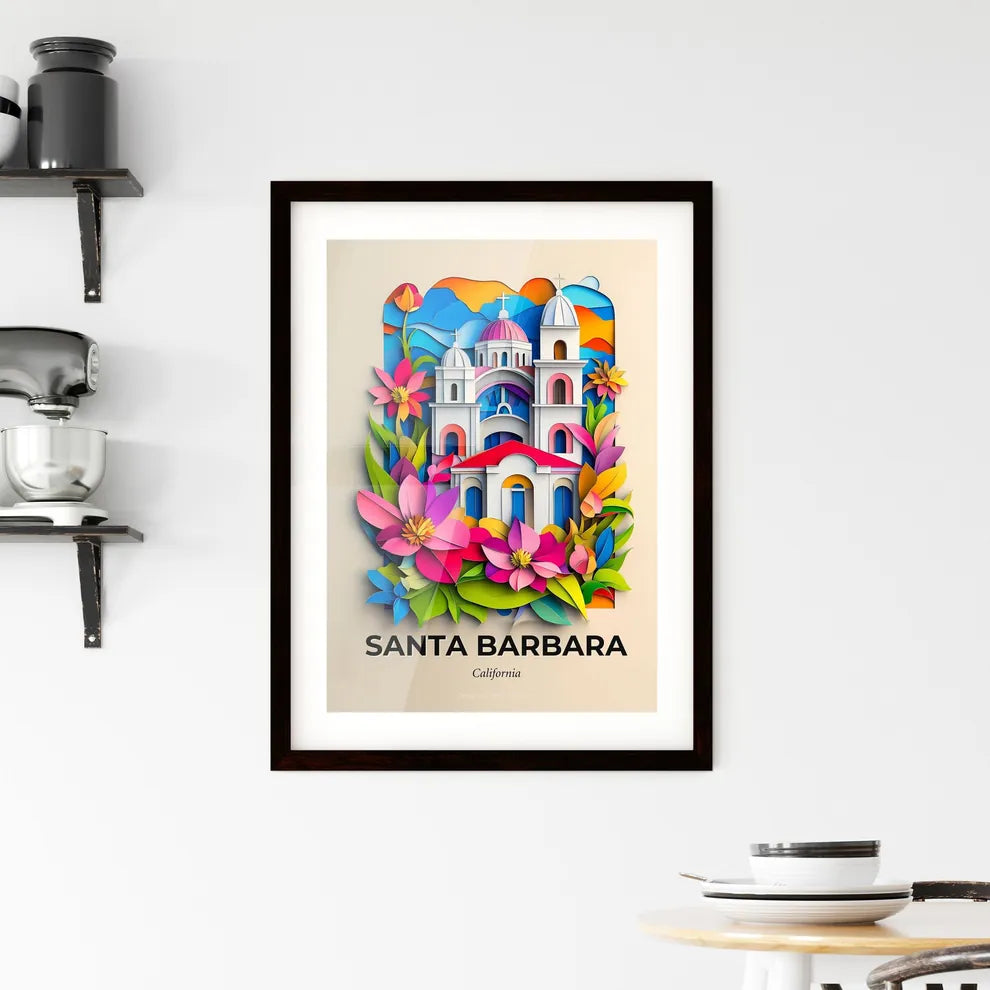 Vivid Santa Barbara, California, Framed Wall Art