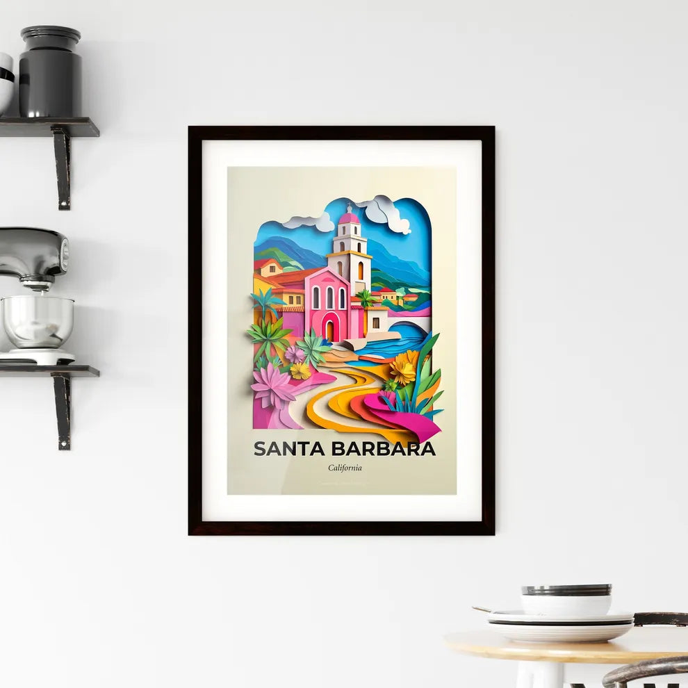 Vivid Santa Barbara, California, Framed Wall Art