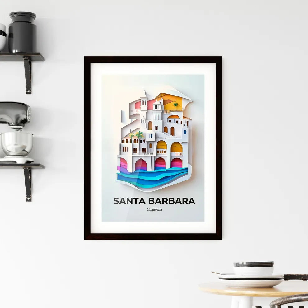 Vivid Santa Barbara, California, Framed Wall Art