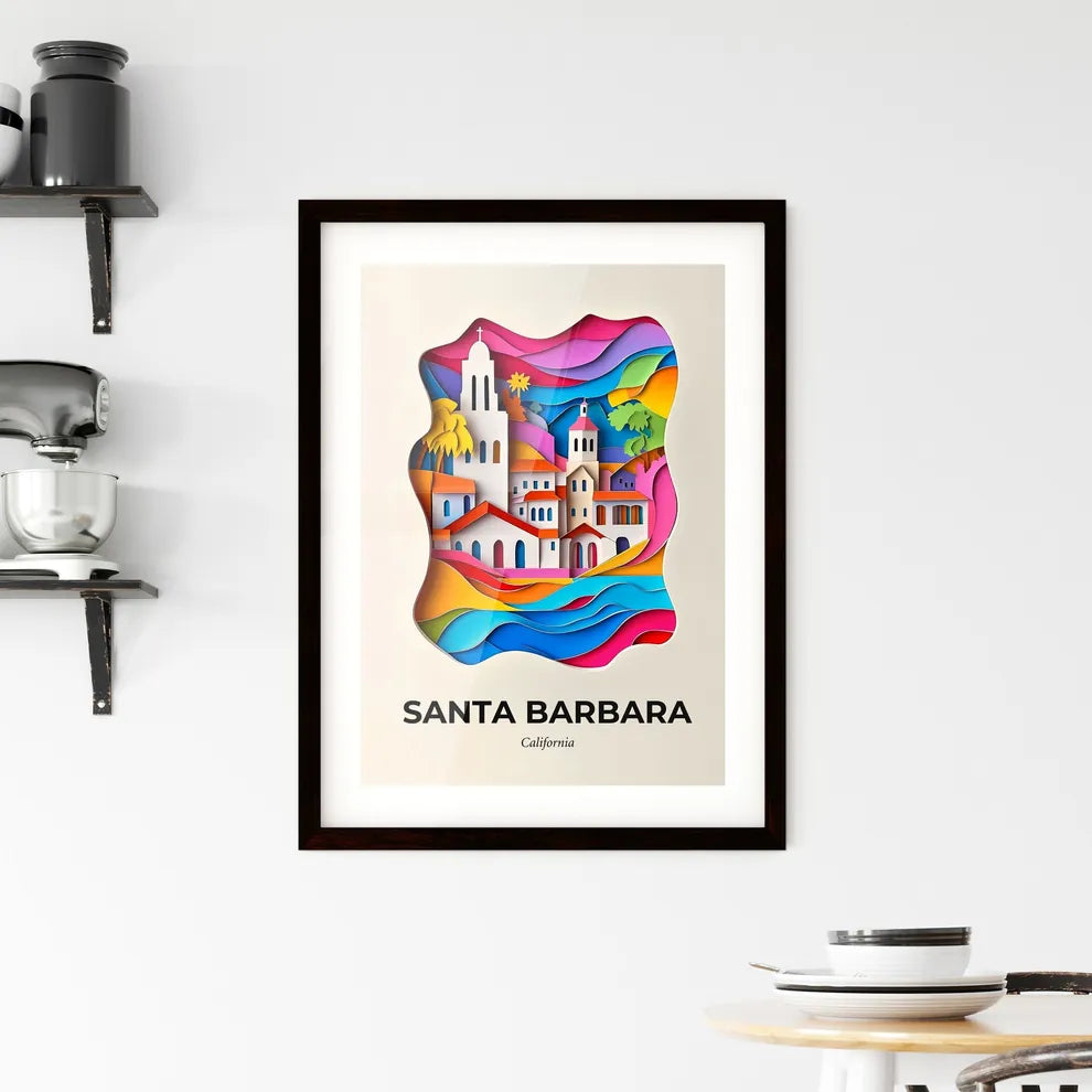 Vivid Santa Barbara, California, Framed Wall Art