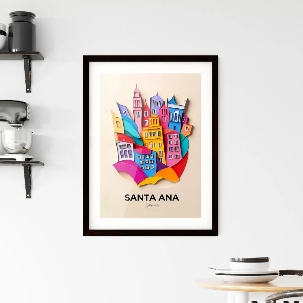 Vivid Santa Ana, California, Framed Wall Art