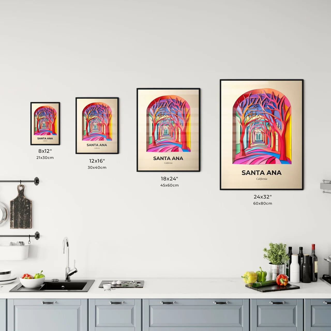 Vivid Santa Ana, California, Kitchen Art