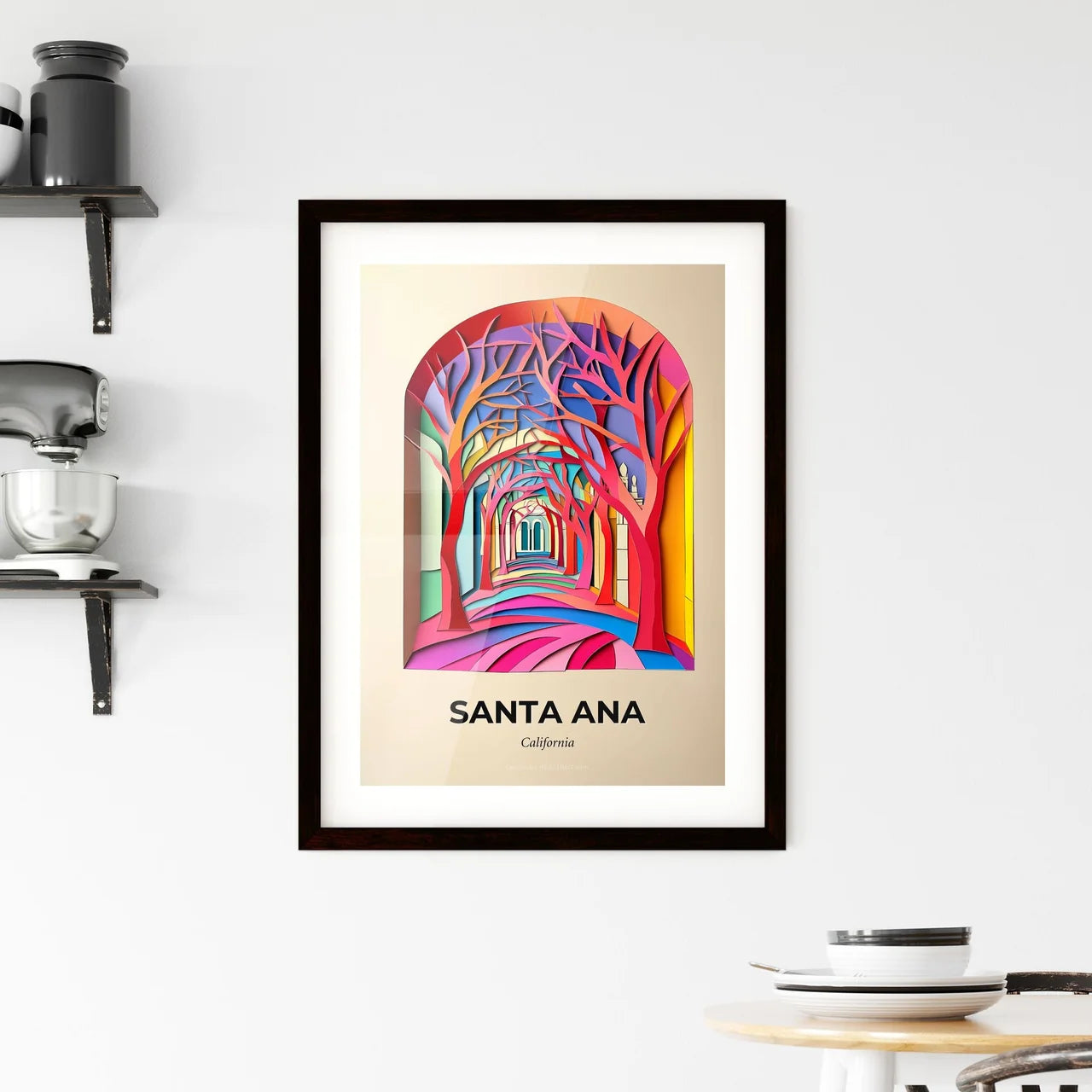 Vivid Santa Ana, California, Framed Wall Art