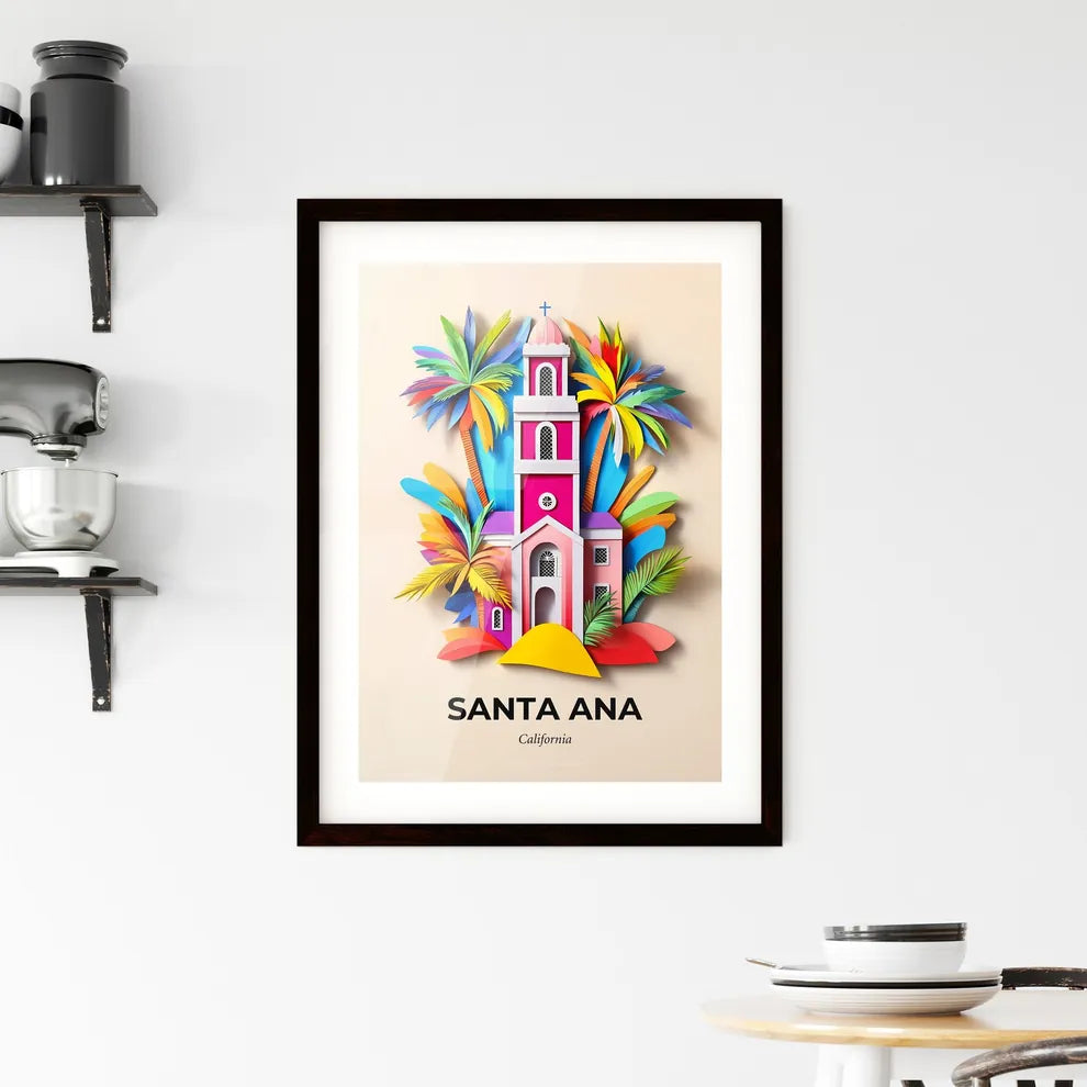 Vivid Santa Ana, California, Framed Wall Art