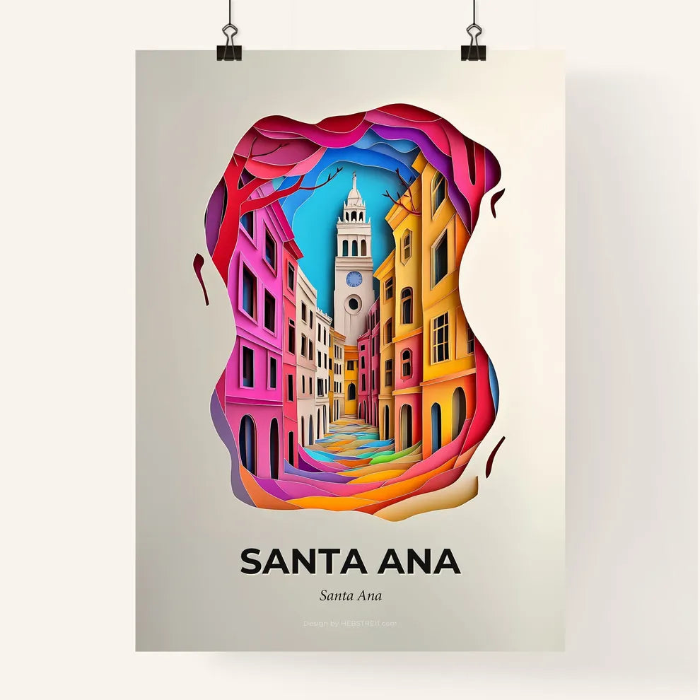 Vivid Santa Ana, Santa Ana, Colorful Poster