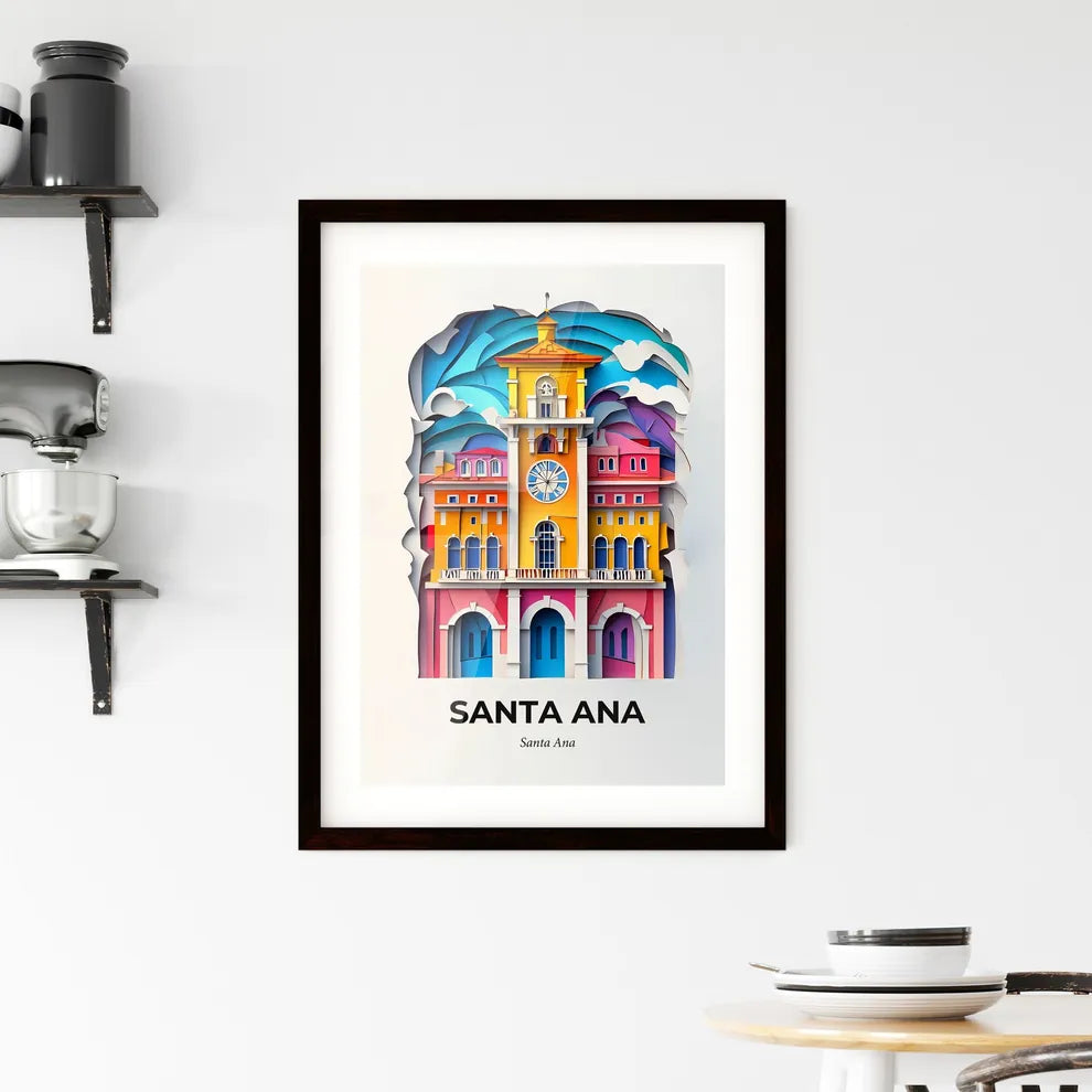 Vivid Santa Ana, Santa Ana, Framed Wall Art