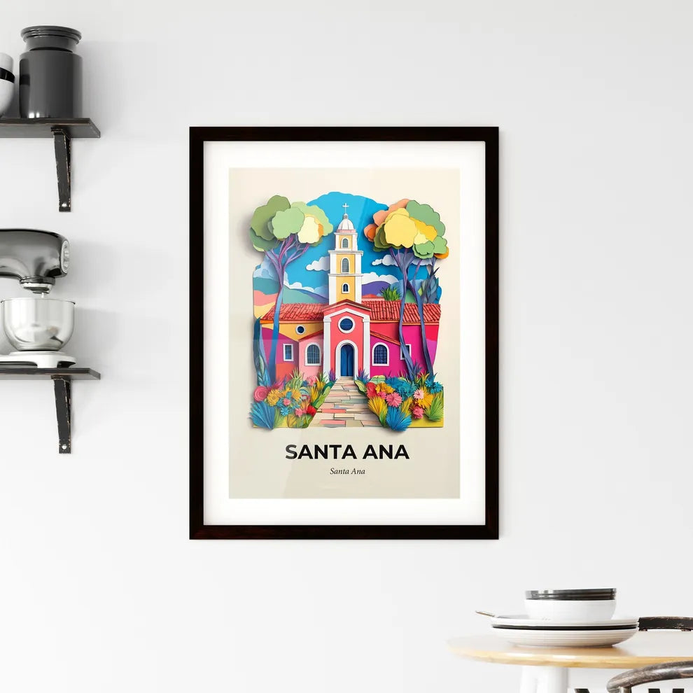 Vivid Santa Ana, Santa Ana, Framed Wall Art