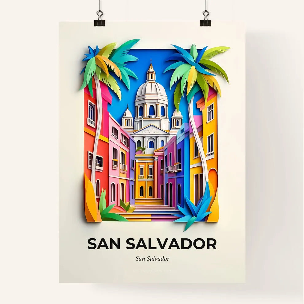 Vivid San Salvador, San Salvador, Colorful Poster
