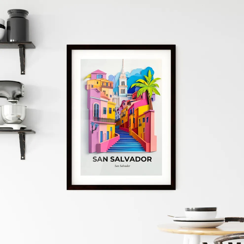 Vivid San Salvador, San Salvador, Framed Wall Art