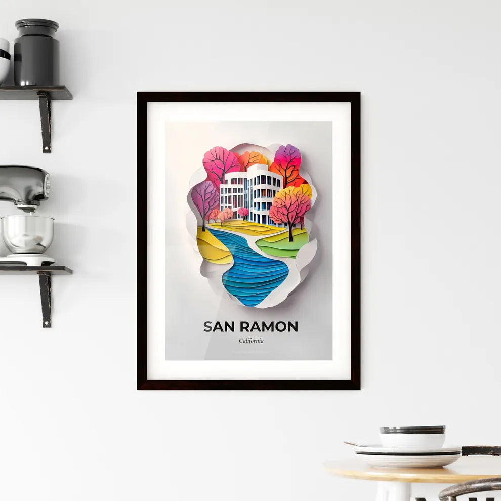 Vivid San Ramon, California, Framed Wall Art