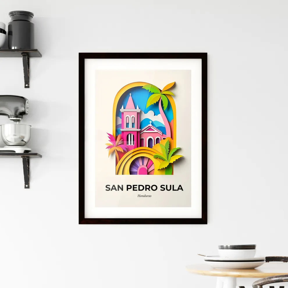 Vivid San Pedro Sula, Honduras, Framed Wall Art