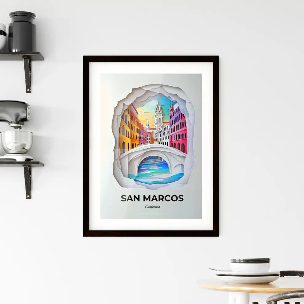 Vivid San Marcos, California, Framed Wall Art