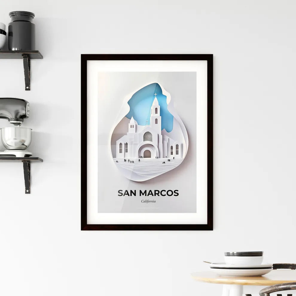 Vivid San Marcos, California, Framed Wall Art