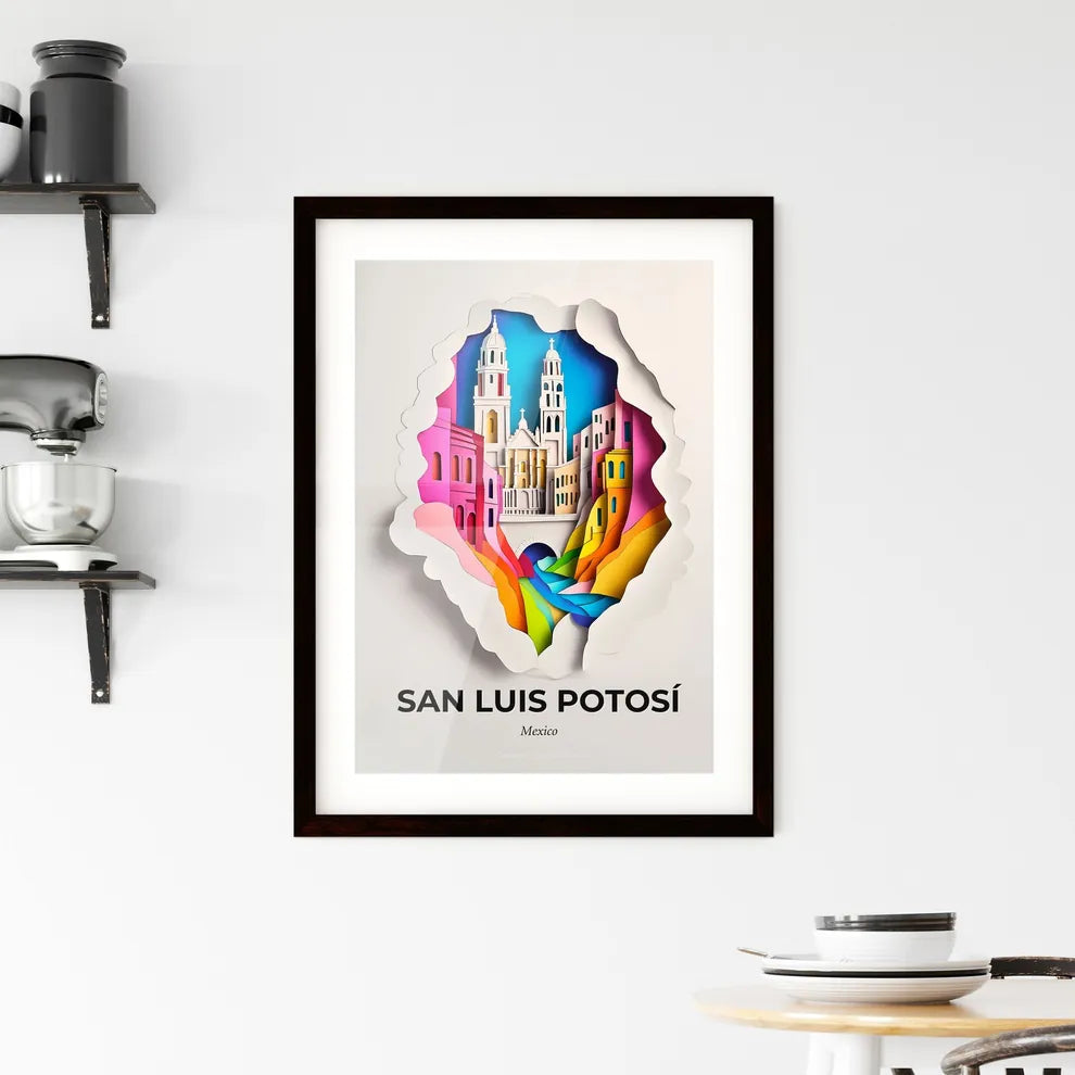 Vivid San Luis Potosí, Mexico, Framed Wall Art