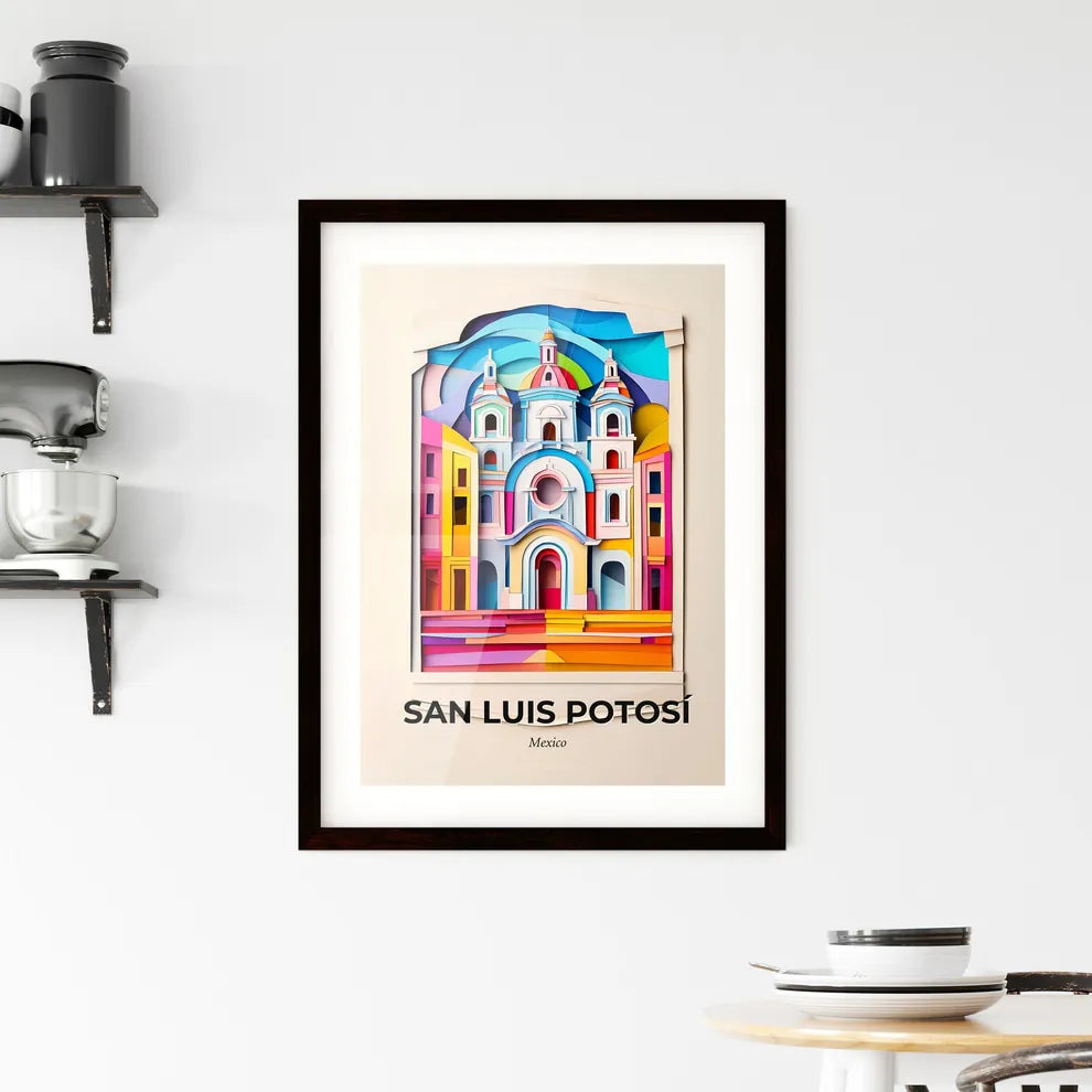 Vivid San Luis Potosí, Mexico, Framed Wall Art