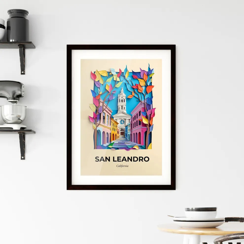 Vivid San Leandro, California, Framed Wall Art