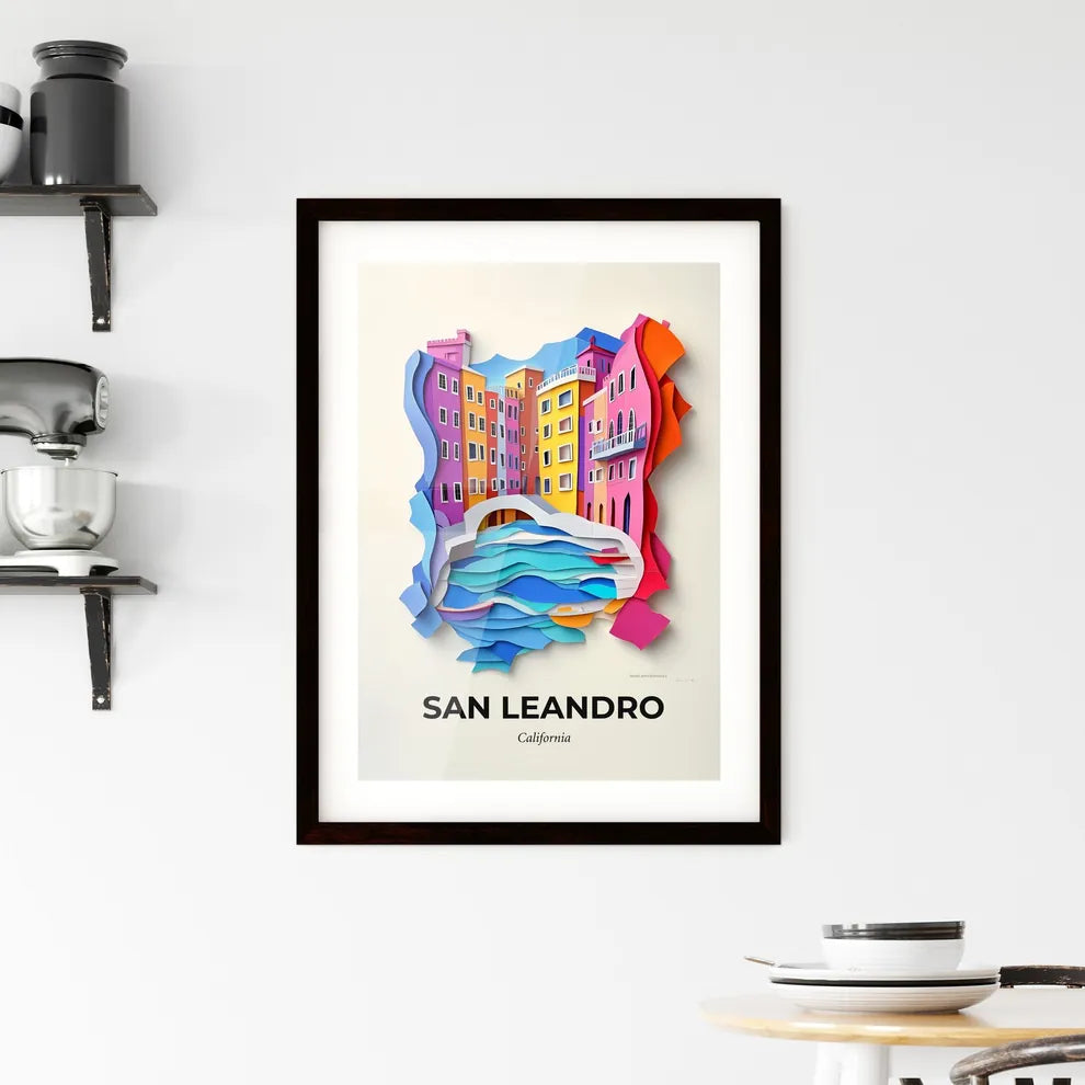 Vivid San Leandro, California, Framed Wall Art