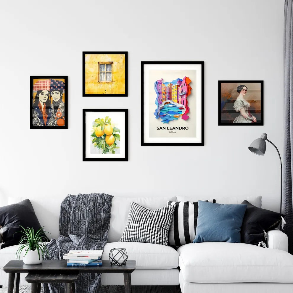 Vivid San Leandro, California, Premium Framed Prints