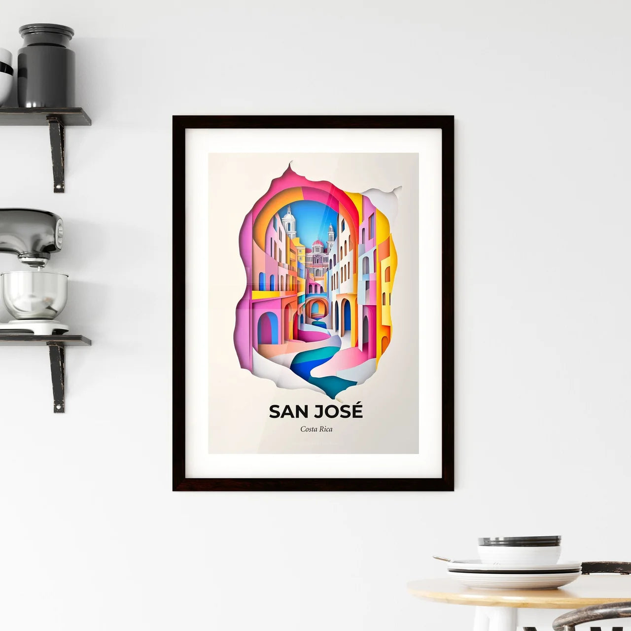 Vivid San José, Costa Rica, Framed Wall Art