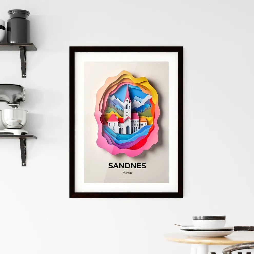 Vivid Sandnes, Norway, Framed Wall Art