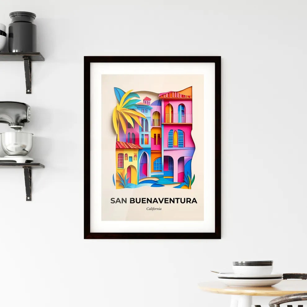 Vivid San Buenaventura, California, Framed Wall Art