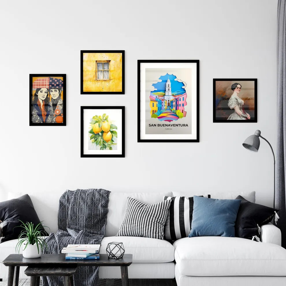 Vivid San Buenaventura, California, Premium Framed Prints