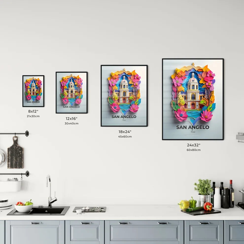 Vivid San Angelo, Texas, Kitchen Art