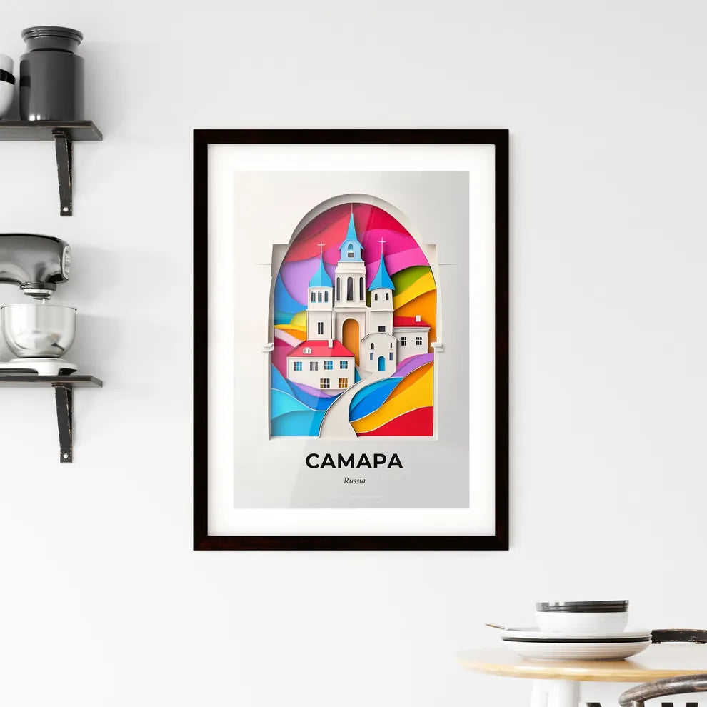 Vivid Samara, Russia, Framed Wall Art