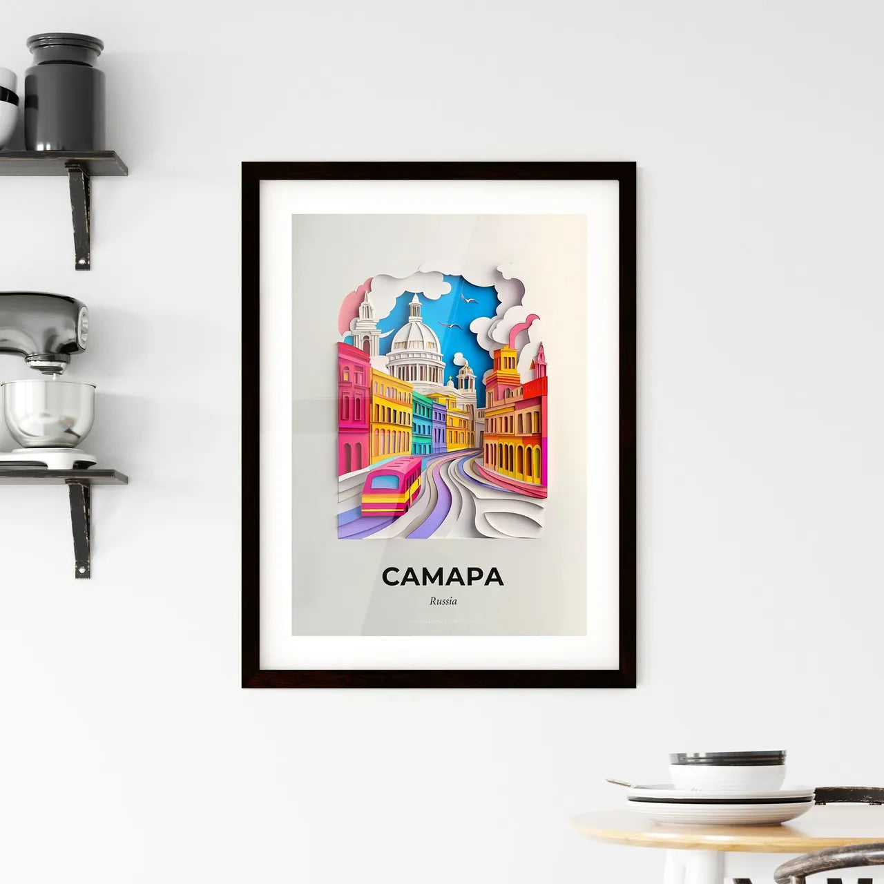 Vivid Samara, Russia, Framed Wall Art