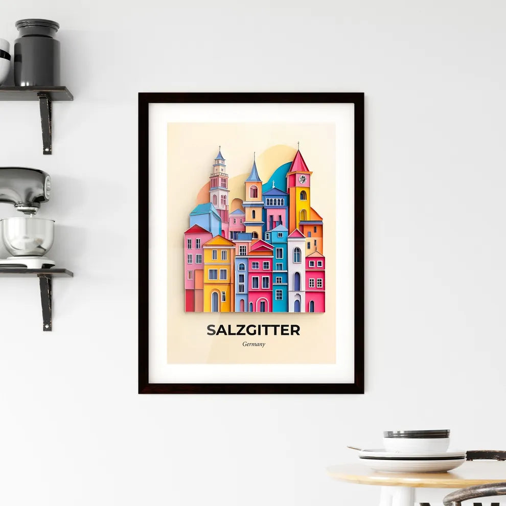 Vivid Salzgitter, Germany, Framed Wall Art
