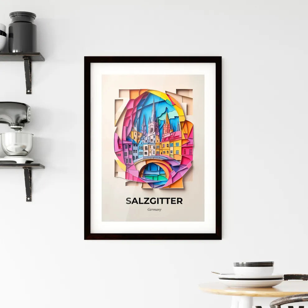 Vivid Salzgitter, Germany, Framed Wall Art