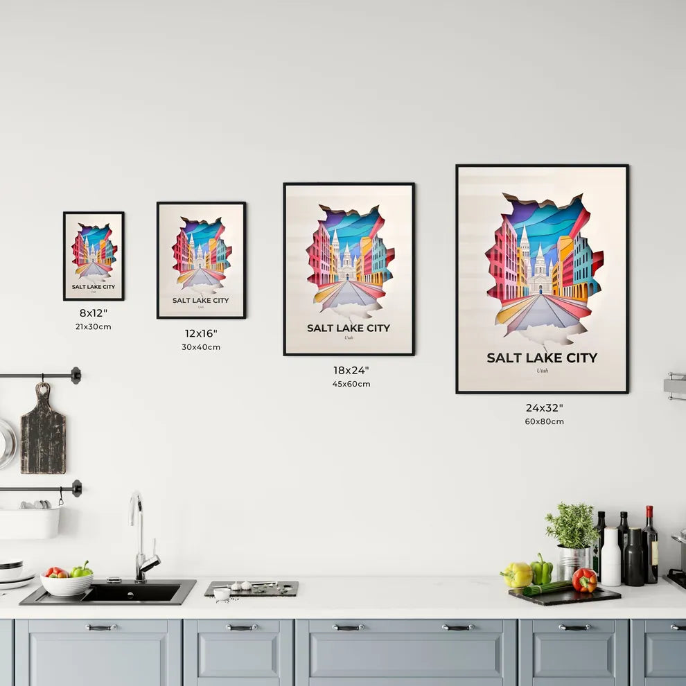 Vivid Salt Lake City, Utah, Kitchen Art