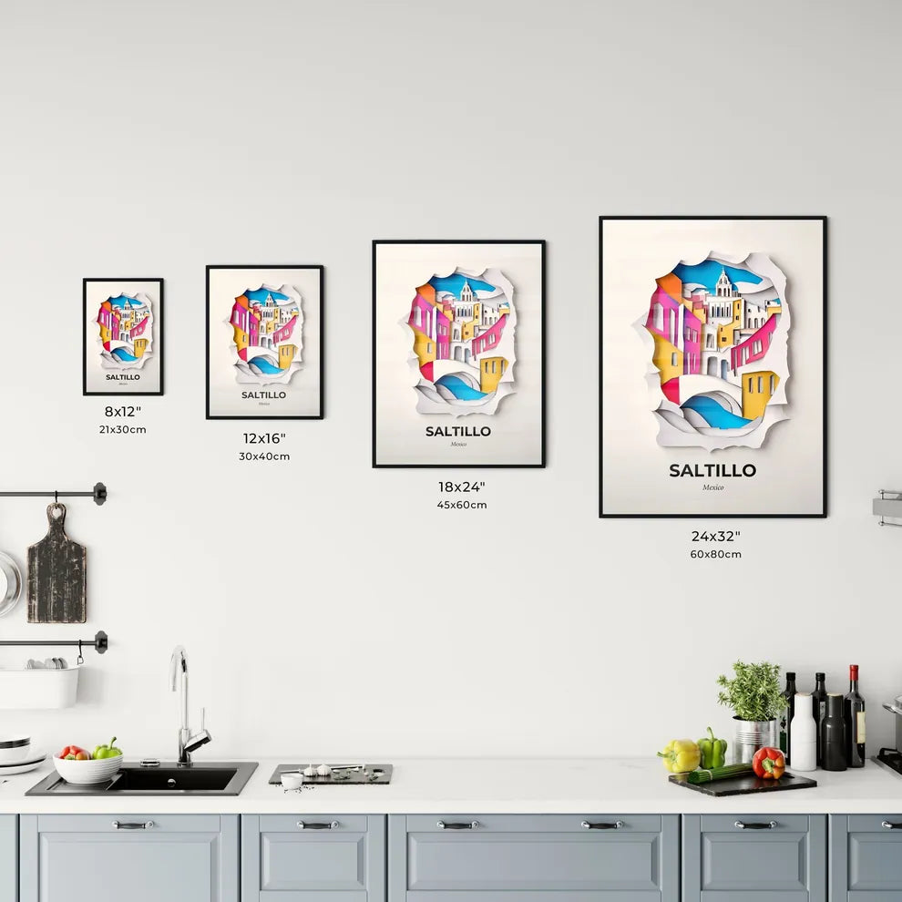 Vivid Saltillo, Mexico, Kitchen Art