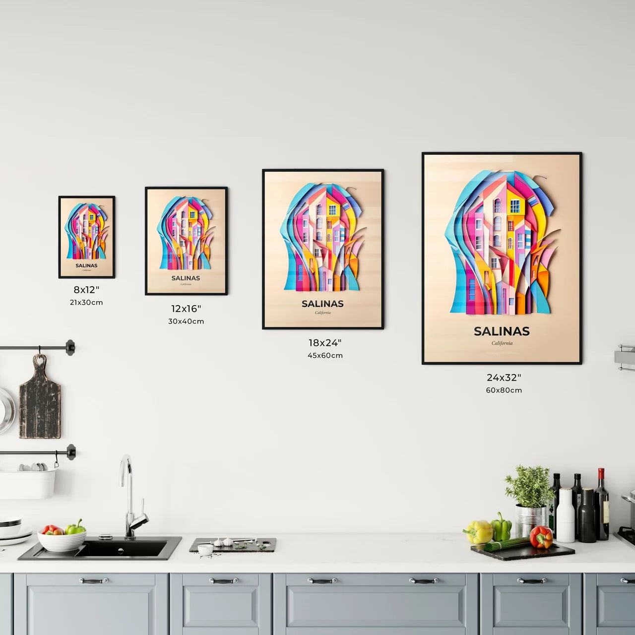 Vivid Salinas, California, Kitchen Art