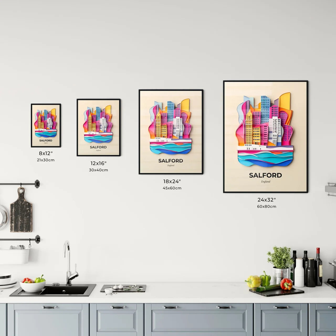 Vivid Salford, England, Kitchen Art