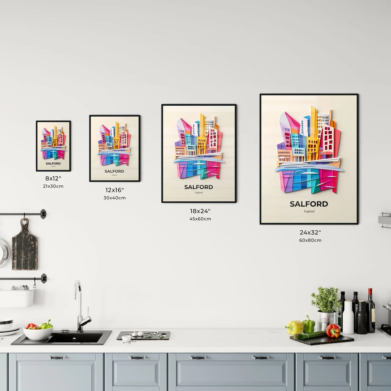 Vivid Salford, England, Kitchen Art