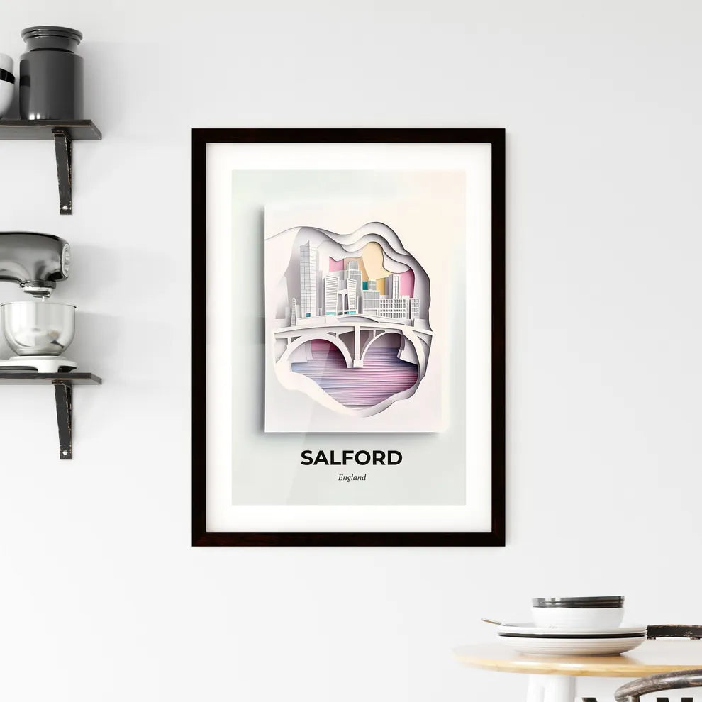 Vivid Salford, England, Framed Wall Art