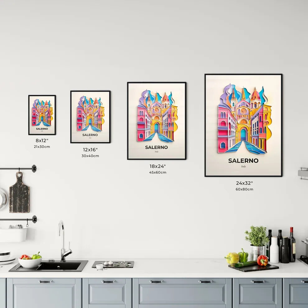 Vivid Salerno, Italy, Kitchen Art