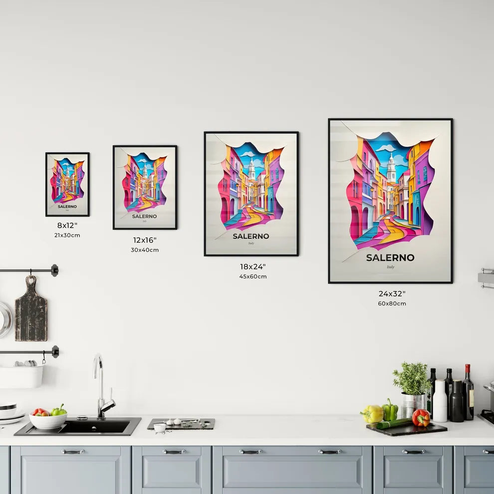 Vivid Salerno, Italy, Kitchen Art