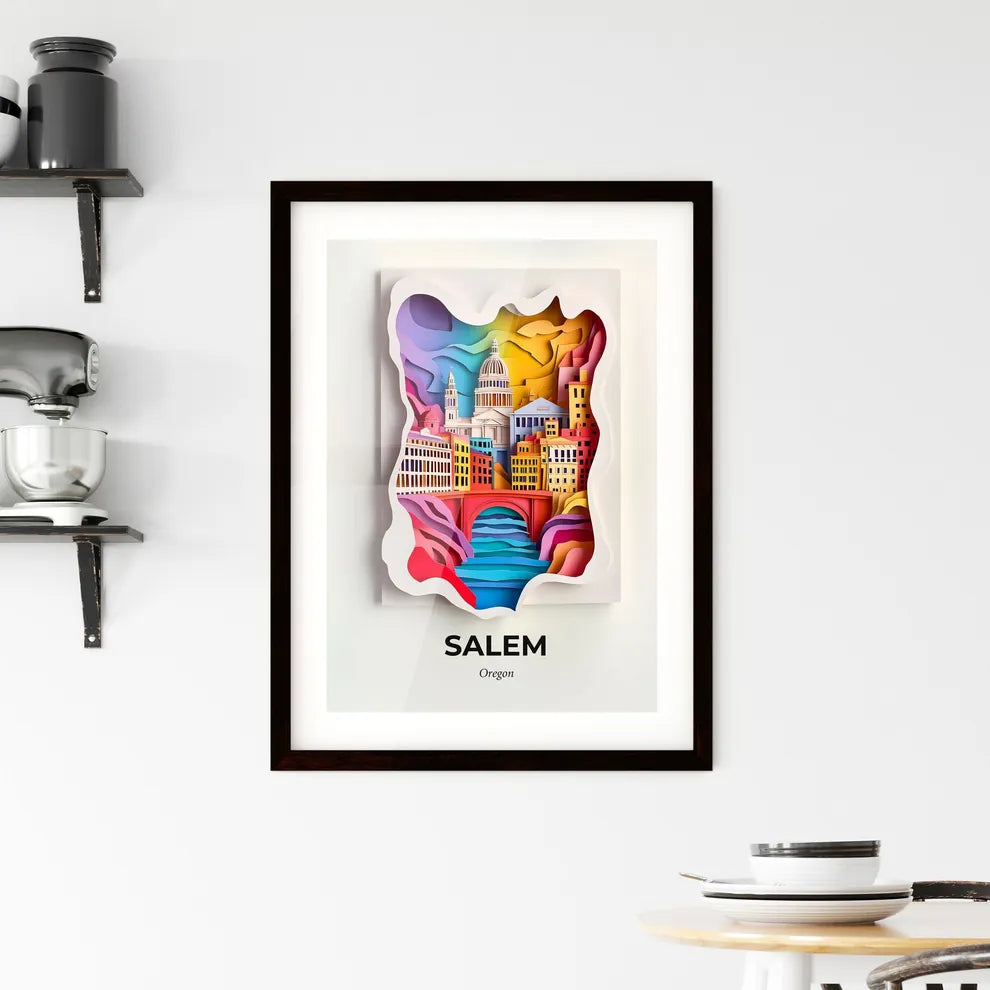 Vivid Salem, Oregon, Framed Wall Art