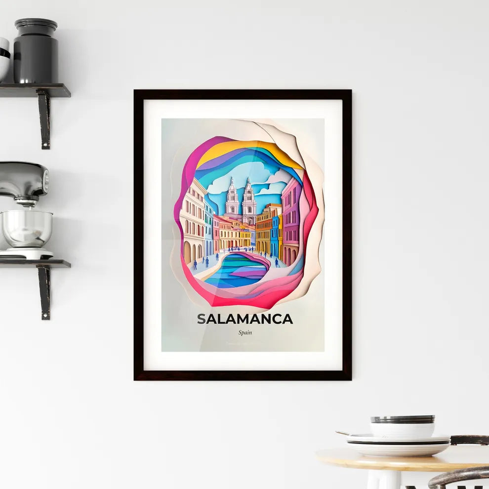 Vivid Salamanca, Spain, Framed Wall Art