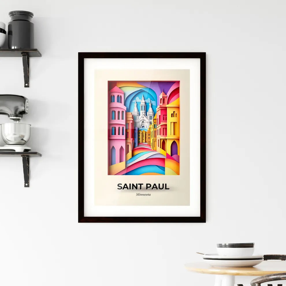 Vivid Saint Paul, Minnesota, Framed Wall Art
