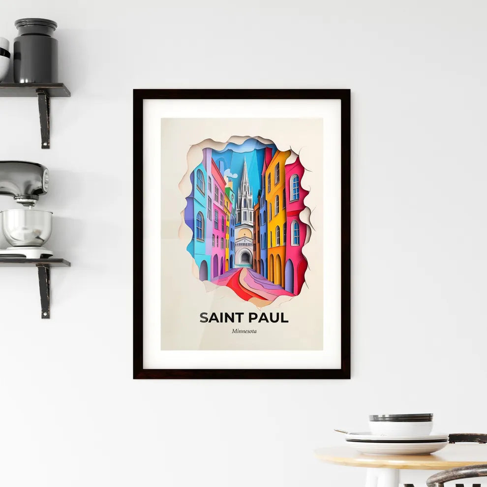 Vivid Saint Paul, Minnesota, Framed Wall Art