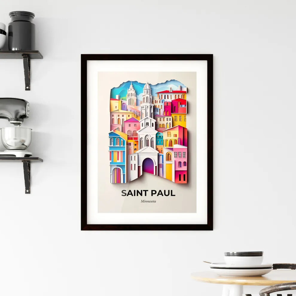 Vivid Saint Paul, Minnesota, Framed Wall Art