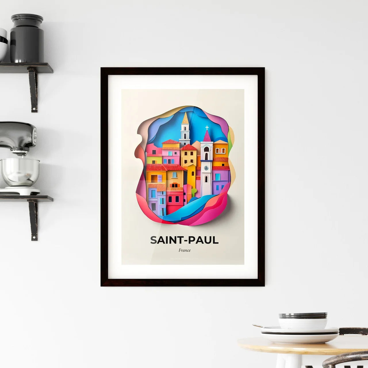 Vivid Sain, Framed Wall Art