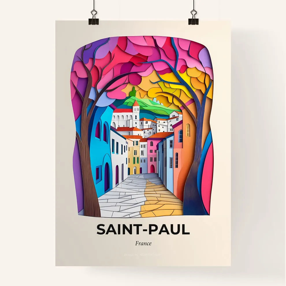 Vivid Sain, Colorful Poster