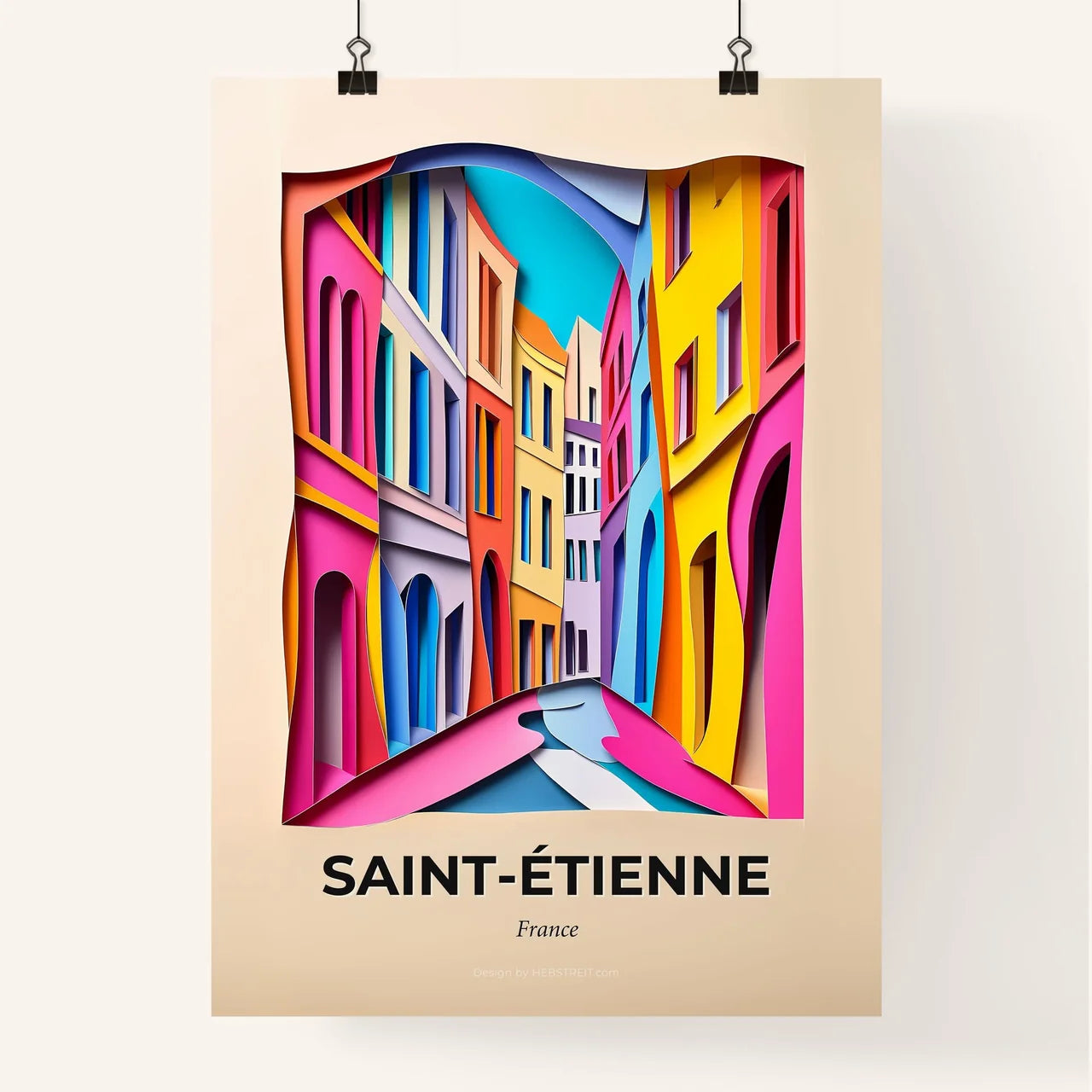 Vivid Sain, Colorful Poster