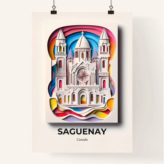 Vivid Saguenay, Canada, Colorful Poster